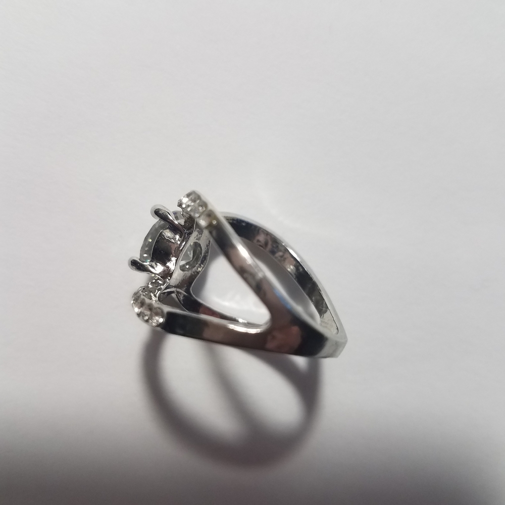 C cross moon bling ring for women!!! - Picture 5 of 5